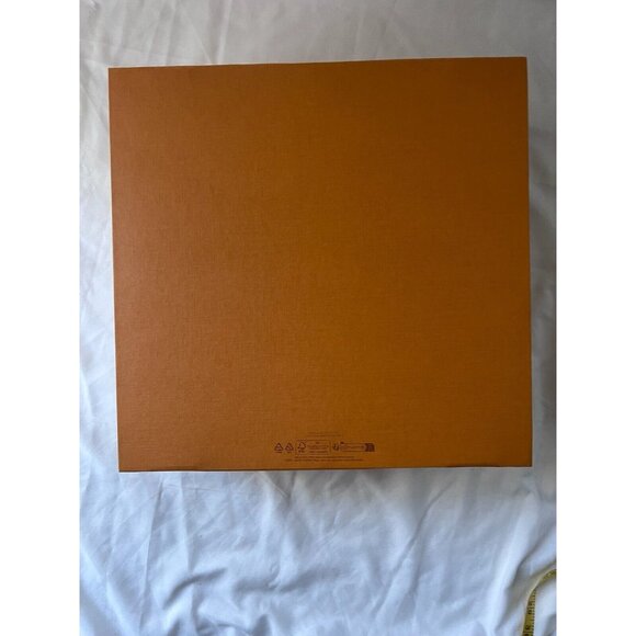 Louis Vuitton Empty Gift Box Orange Brown 13.5" x 14" x 5.5" - Picture 8 of 12